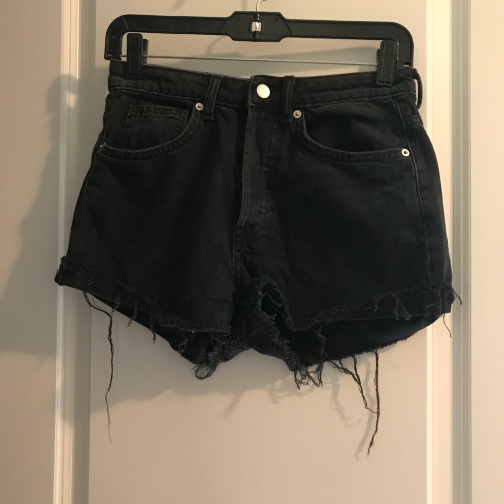 Black Denim shorts